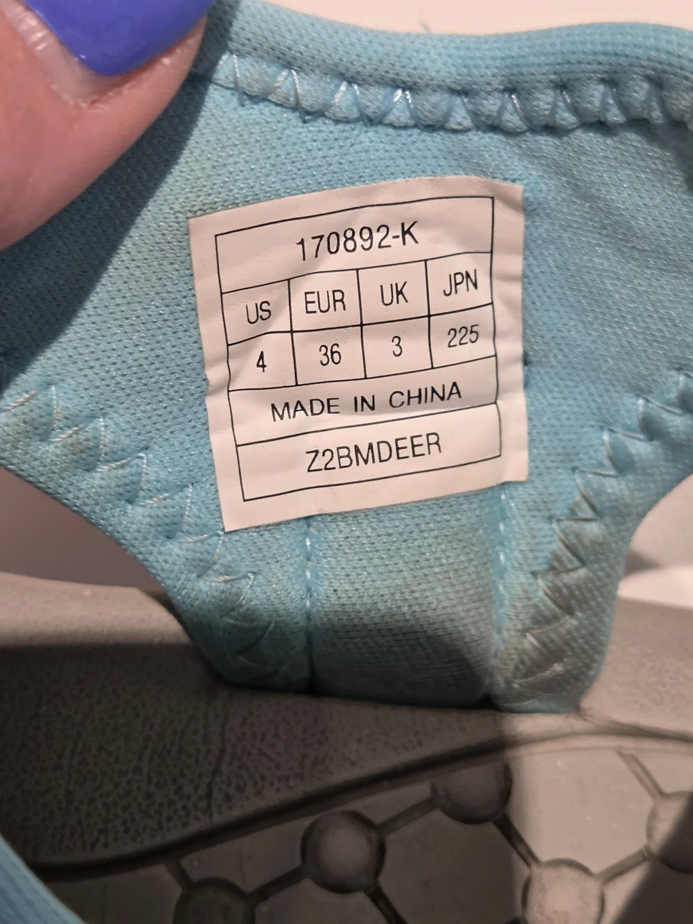 Dream Pairs Girls Sandals Size 4 Blue Big Kids Hiking Walking Outdoor Trails